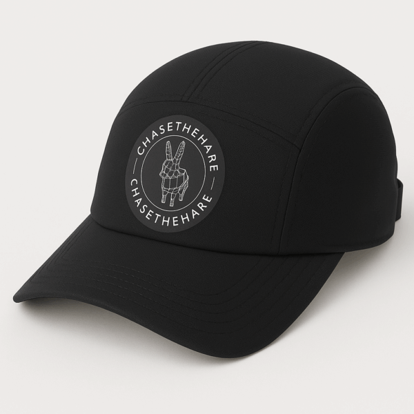 Chase The Hare Sport Hat - Black